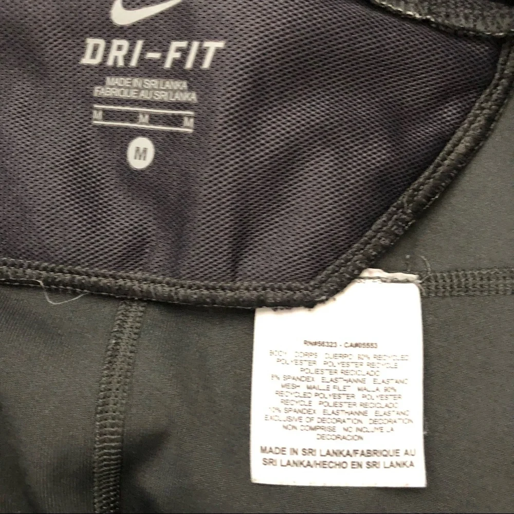 Nike Dri Fit capri leggings grey M - Picture 3 of 4